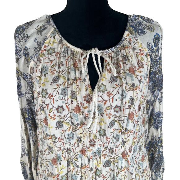 Free People Lucky Loosey Flowy Boho Dress in Honeysuckle Floral Size Small - Picture 6 of 8